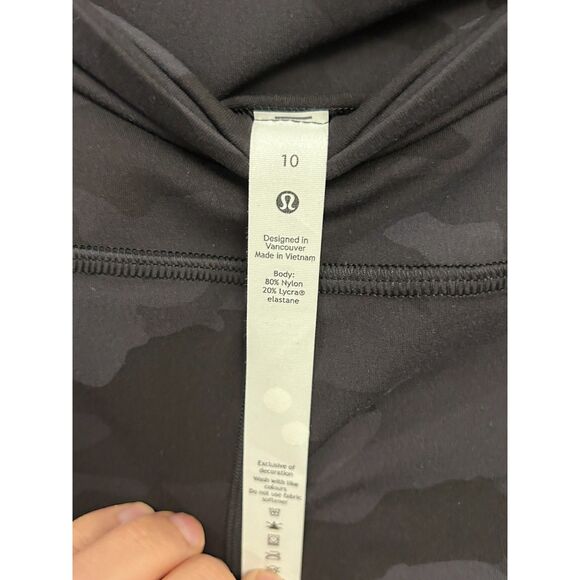 Lululemon Align High-Rise Pant 25" size 10 Heritage 365 Camo Deep Coal Multi - Picture 7 of 8